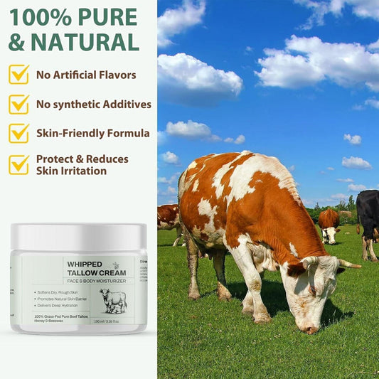 Better Alternative to Local Creams

Unlike chemical-based local creams, this is a 100% natural whipped tallow cream that gives you glowing and clear skin without side effects.