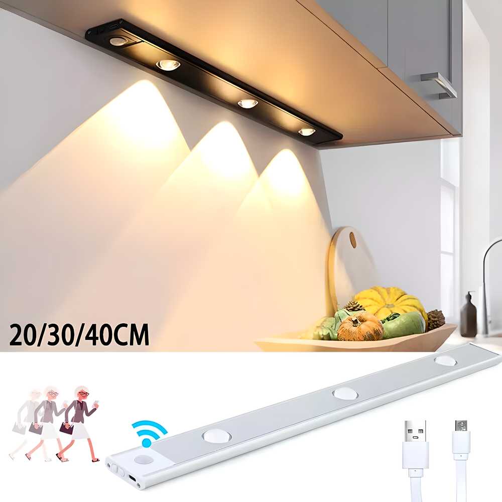 

Upgrade your home lighting with this smart, energy-efficient cabinet light. Perfect for wardrobes, kitchens, and hallways – motion-activated for convenience!